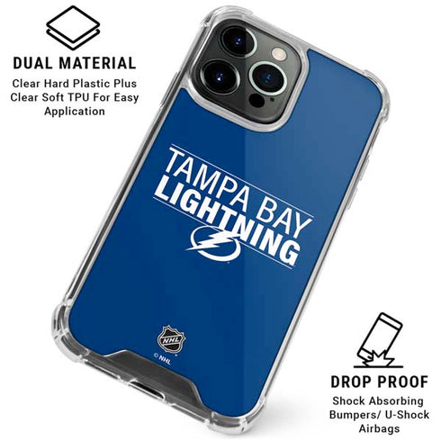 NHL Tampa Bay Lightning Lineup iPhone 16 Pro Clear Case